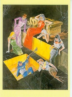 The Spirit Postcard: The Women (by Will Eisner) (USA 1986)