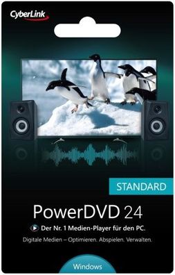 Cyberlink PowerDVD 24 Standard / Dauerlizenz / PKC