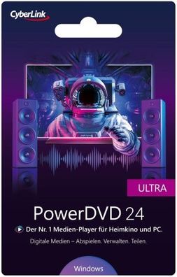 Cyberlink PowerDVD 24 Ultra / 1PC / Dauerlizenz / PKC