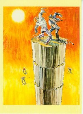 The Spirit Postcard: The Duel (by Will Eisner) (USA 1986)
