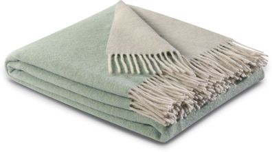 Plaid / Decke Plaid salvia-creme 130 x 170cm