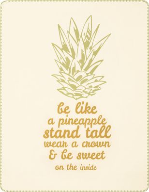 Kuscheldecke Young & Fancy Pineapple 150 x 200