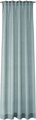 JOOP! Vorhang verdeckte Schlaufe Ornament Allover blaugrau 130x250cm