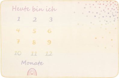 Biederlack Kinderdecke Lovely & Sweet Milestone 100 x 150cm