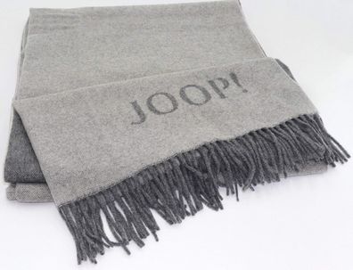JOOP! FINE-Doubleface Plaid / Decke Graphit-Schief. 130 x 180cm