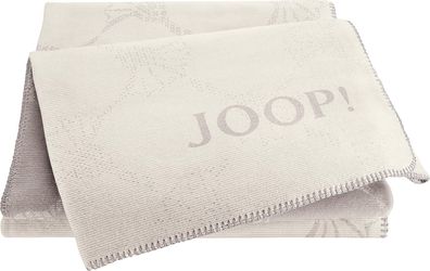 JOOP! Cornflower Plaid / Decke Natur 150 x 200cm