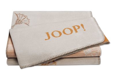 JOOP! FADED Cornflower Plaid / Decke sand 150 x 200cm