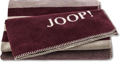 JOOP! Shutter Plaid / Decke Rouge 150 x 200cm