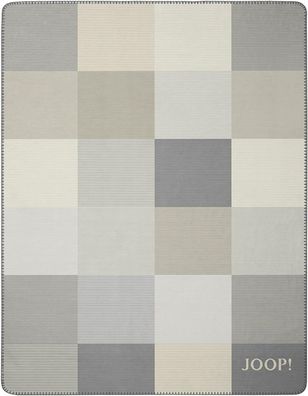 JOOP! MOSAIC Plaid / Decke Chateau-Natur 150 x 200cm