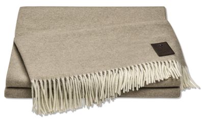 JOOP! NOBLE Plaid / Decke Natur 140 x 200cm