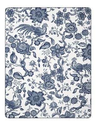Wohndecke Villeroy & Boch Paradiso navy peony 150 x 200cm