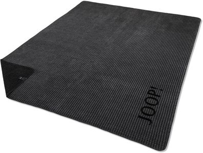 JOOP! WOVEN Plaid / Decke Schwarz 150 x 200cm