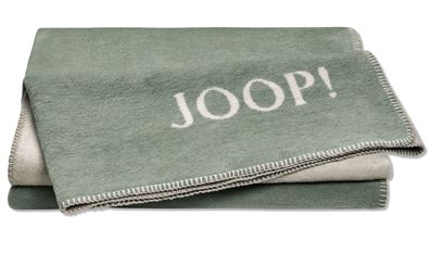 JOOP! Uni-Doubleface Plaid / Decke Jade-Silber 150 x 200cm