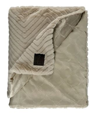 JOOP! Plaid / Decke Elegant Natur 130x200cm