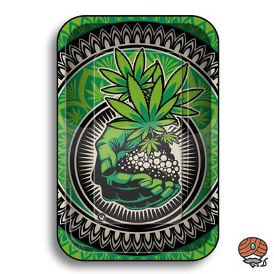 FIRE-FLOW Stopftablett Small "Grass Art #2 1/4" / Stopfunterlage / Drehunterlage