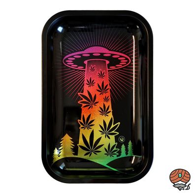 FIRE-FLOW Drehunterlage Small - 420 Ufo Gradient - Rolling Tray/Stopfunterlage
