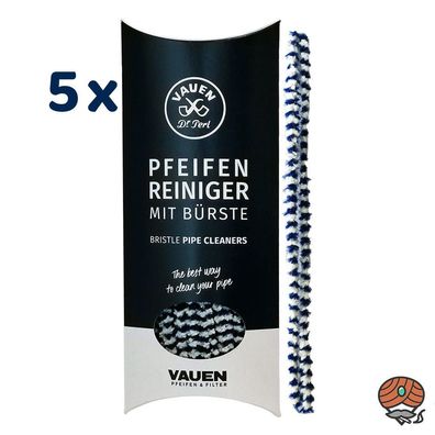VAUEN konische Pfeifenreiniger mit Bürste, 5x 80 Stück