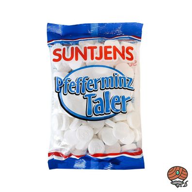 Suntjens Pfefferminztaler - Pastillen mit Pfefferminzgeschmack 310g Beutel