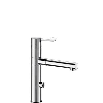 Delabie Elektron. MBatt. Schwenkausl., 160mm,2 Bioclip-edelstahlausl