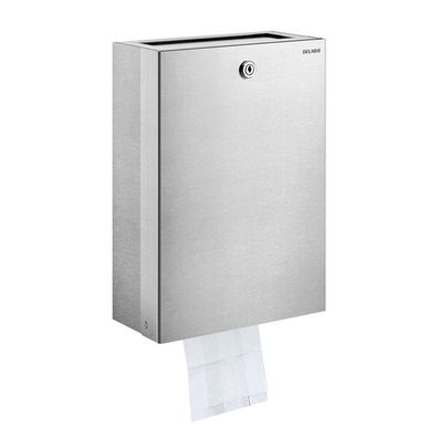 Delabie Hygienebeutelspender u. Abfallbehälter Edelstahl Seidenglanz