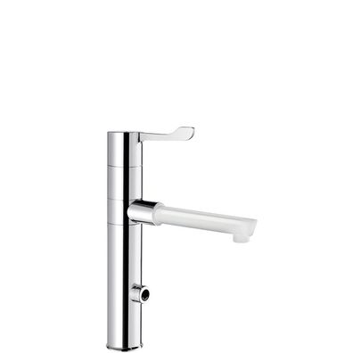 Delabie Elektron. MBatt. Schwenkausl., H160mm,1 Bioclip-einmalauslauf