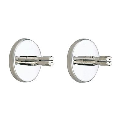Delabie Befestigungsrosetten für Vorhangstange D20mm, 2 Stück