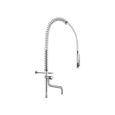 Delabie Geschirrspülbr + HB433000 o. Arm., eleskopausl. + Steigrohr kurz
