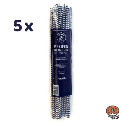 5x VAUEN konische Pfeifenreiniger mit Bürste EXTRA LANG à 50 Stück
