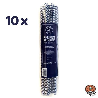 10x VAUEN konische Pfeifenreiniger mit Bürste EXTRA LANG à 50 Stück