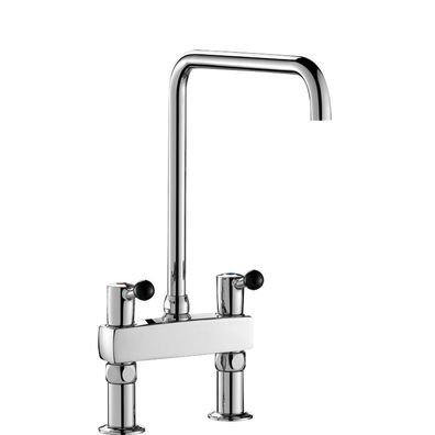 Delabie Stand MBatt. 2-Lochbrg. 100l/min, chwenkausl. D22 L300 H380mm