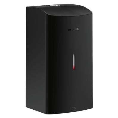 Delabie Elektron. Flüssigseifenspender 0,5l Edst. 1.4301 matt schwarz