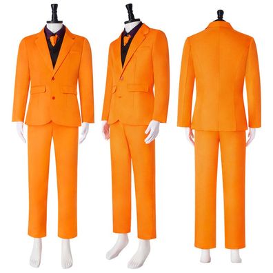 Cosplay The Jester Joker the Clown Kostume Halloween Fancy Kleid Karneval Anzuge