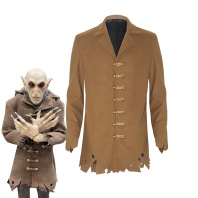 Cosplay Vampire Nosferatu A Symphony Of Horror Jacke Mantel Halloween Kostume