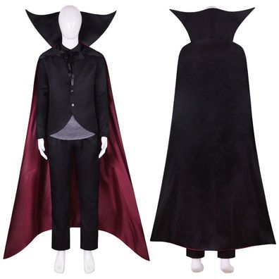 Hotel Transylvania Dracula Cosplay Kostum Halloween Karneval Anzug Herren Outfit