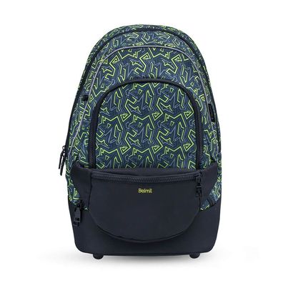 Belmil 2-IN-1 Schultasche & Gürteltasche 2-teilig "Iguana"