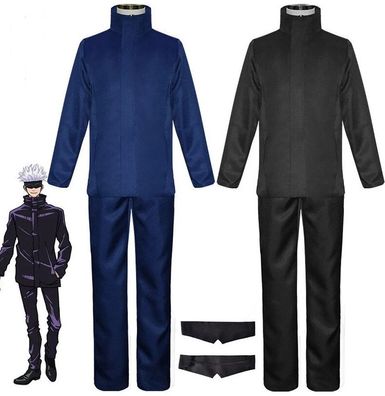 Cosplay Jujutsu Kaisen Satoru Gojo Kostume Halloween Karneval Anzuge Adult Kids