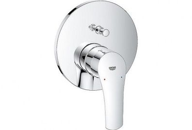 Grohe UP-Wannenmischer Eurosmart Rosette Ø158mm Chrom Badewanne Sanitär Badarmatur