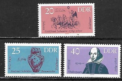 DDR postfrisch Michel Nummer 1009-1011