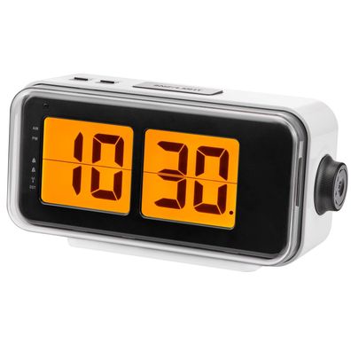 Atlanta Funkwecker im Retro-Design Weiß 1899/0