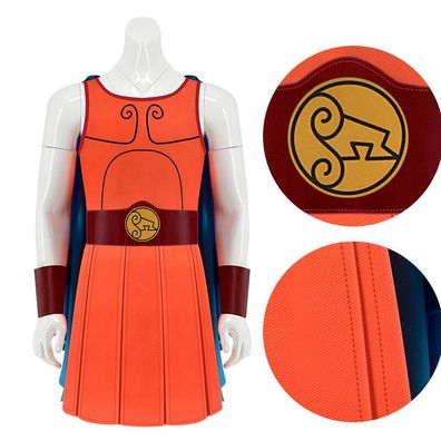 Cosplay Film Hercules Kostum Halloween Erwachsene Kinder Maskerade Anzuge Outfit