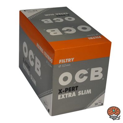 1 Box OCB X-PERT Extra Slim Filter 10 x 150 Stück