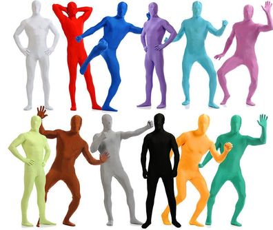 Unsichtbarer Unisex-Morph-Anzug aus Spandex Ganzkorper-Party-Cosplay-Kostum CO