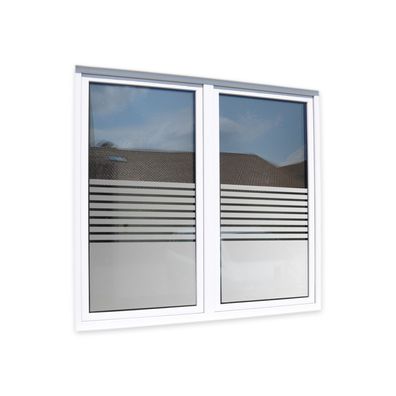 Blickdichter Sichtschutz Fensterfolie Stripes - Schutz der Privatsphäre Küche & Bad