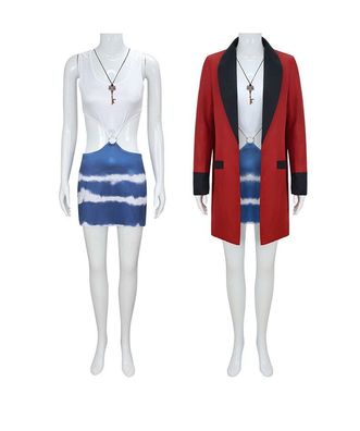 Cosplay Pretty Woman Vivian Ward Kleid sexy Rocke Jacke Hut Halloween Anzuge