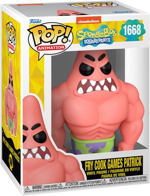 SpongeBop Squarepants - Fry Cook Games Patrick 1668 - Funko Pop! Vinyl Figur
