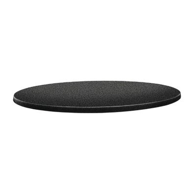Topalit Classic Line Runde Tischplatte Anthrazit 80Cm