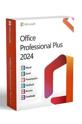 Microsoft Office 2024 Professional Plus- Download + Key - SOFORTversand
