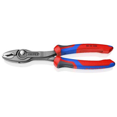 KNIPEX TwinGrip Frontgreifzange mit Mehrkomponenten-Griffhüllen 8202200 Chrom