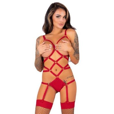 LIVCO Corsetti Fashion – THIARA LC 20213 Set Body + Strümpfe