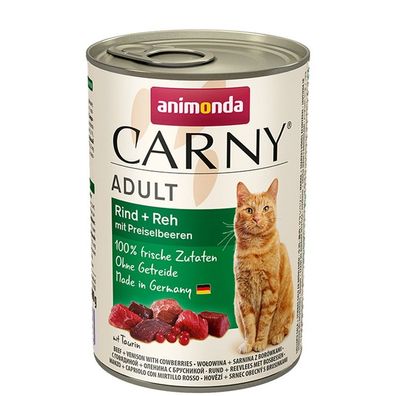 Animonda Carny Adult Rind & Reh & Preiselbeeren 12 x 400g
